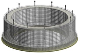 Ring foundation for storage tanks
