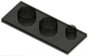 Raft footing for multiple equipment’s